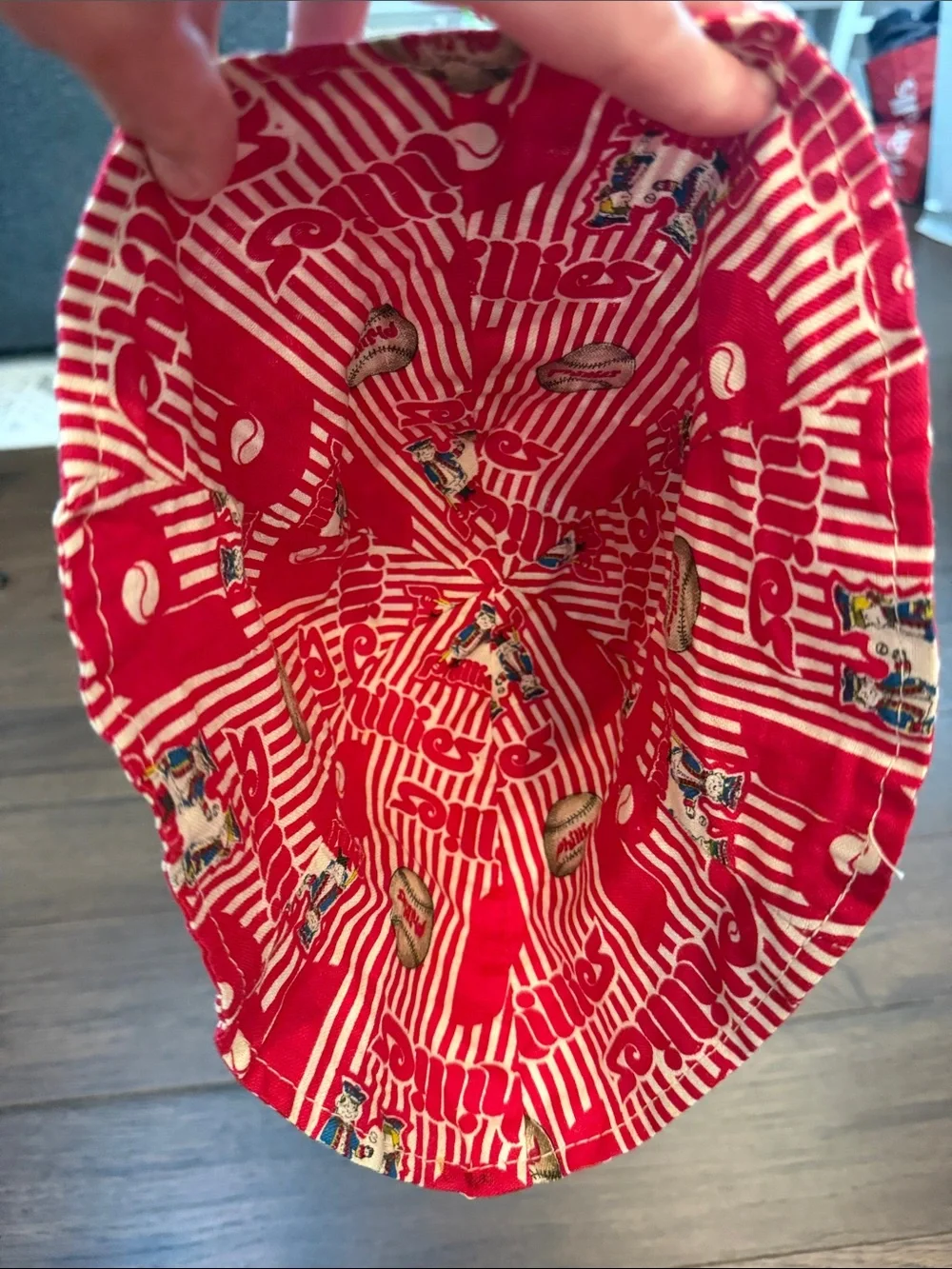 Philadelphia Phillies Red Stripe Bucket Hat